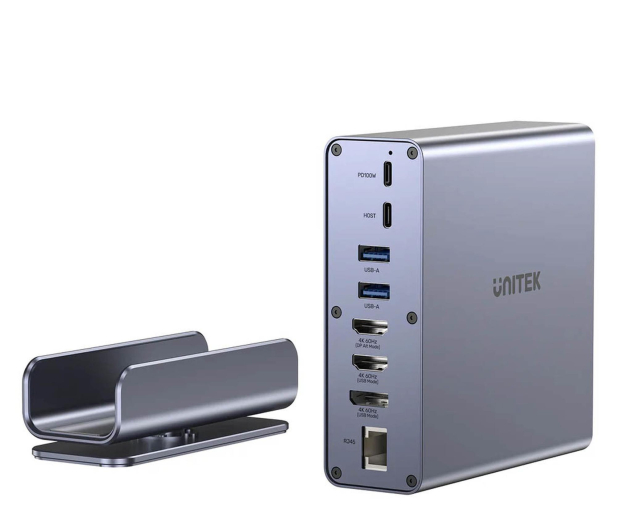 UNITEK Uniwersalna stacja dokująca DisplayLink 4K x3 D1135AGY01 - 1455230 - zdjęcie 2